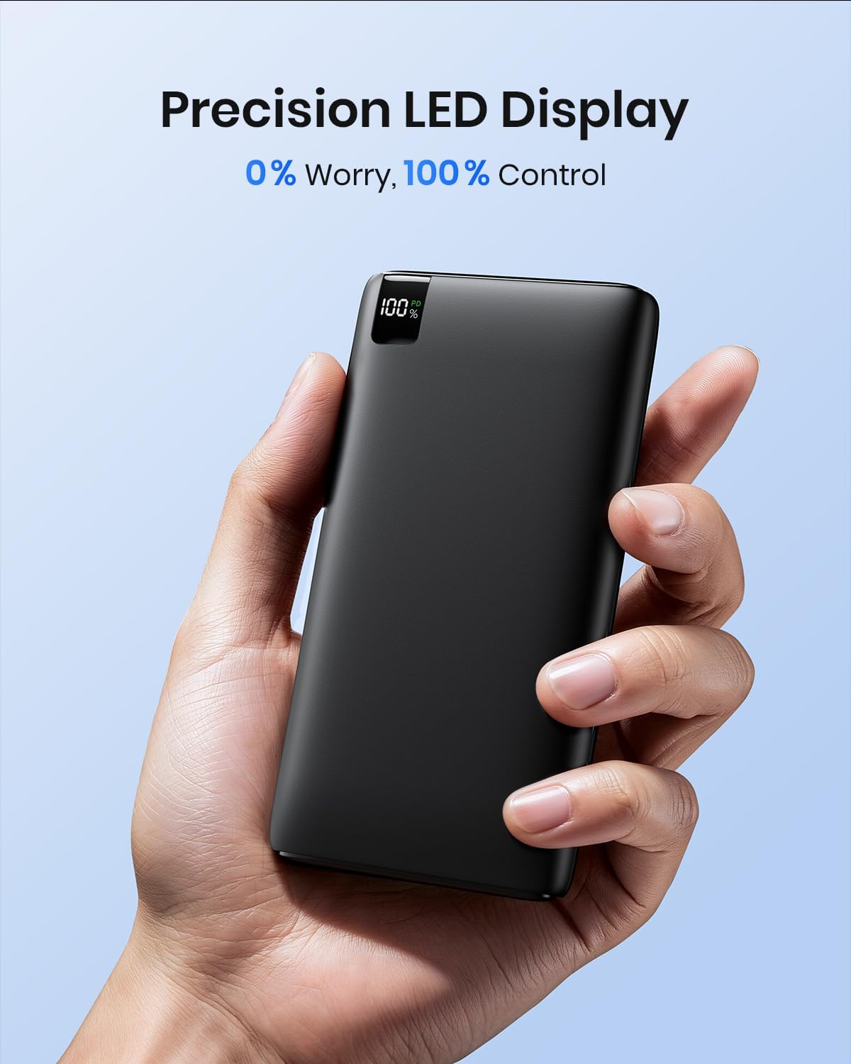 Portable Charger Power Bank 26800mAh - Riapow 22.5W Fast Charging Portable Phone Charger with 4 USB Outputs & LED Display, External Battery Pack for IPhone 17 16 15 14 13 12 Pro Max - Image 6