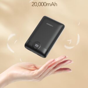 VEGER Power Bank 20000mAh,Portable Charger USB C Battery Pack Phone Charger,Travel Essentials Powerbank Fast Charging Compatible with iPhone,iPad,Android Smartphone,Heated Vest and More