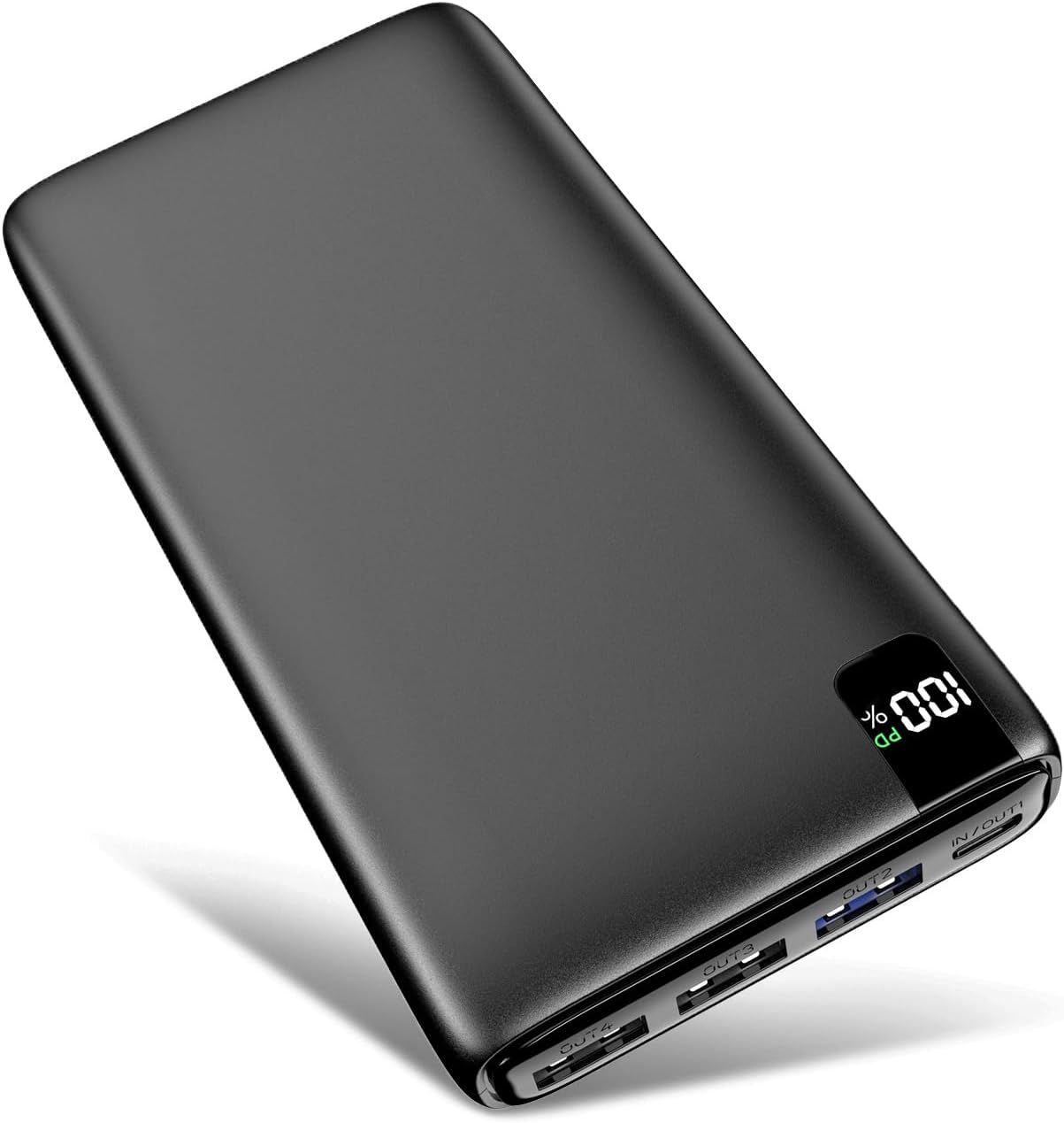 Portable Charger Power Bank 26800mAh - Riapow 22.5W Fast Charging Portable Phone Charger with 4 USB Outputs & LED Display, External Battery Pack for IPhone 17 16 15 14 13 12 Pro Max