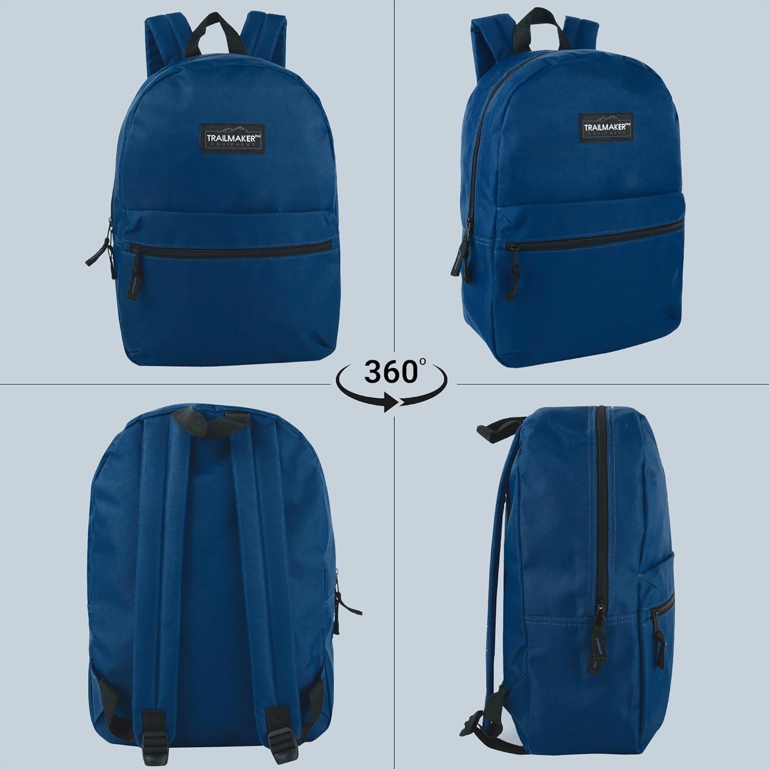 Classic Vintage Backpack for Adults and Kids with Adjustable Padded Shoulder Straps | School Bookbags for Girls, Boys - Image 5