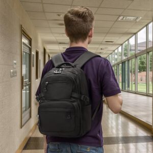 Girls Backpack, Lightweight Aesthetic Bookbag with Anti-Theft Pocket, Laptop Backpack for College and Daily Use