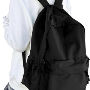 HYC00 School Backpack Womens, Causal Travel School Bags 14 Inch Laptop Rucksack Bag for Women Teenage Girls Boys Lightweight College Rucksack Water Resistant Students Bookbag Work Daypack