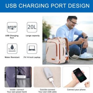 for Ryanair Cabin Bags 40x20x25 Underseat Small Travel Hand Luggage Backpack for Women Carry-ons Bag Cabin Size for Airplanes Flight Bag Travel Rucksack Fit 14 Inch Laptop with USB Charging Port