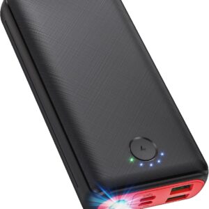 Power Bank 27000mAh Powerbank Fast Charging 22.5W QC 4.0 Portable Charger with Outputs Inputs Flashlight USB C Battery Pack, Ultra-High Capacity Compatible for iPhone Samsung Huawei