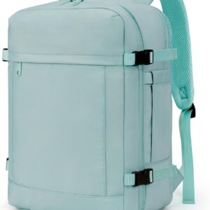 ETRONIK for NEW Ryanair Cabin Bags 40x30x20 Underseat, 25L Travel Backpack Hand Luggage Carry-on Airplanes Flight Bag, 40x30x20 Cabin Bag for Travelling Casual Daypack for Ryan Wizz Air, Green