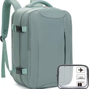 Xkdoai for Ryanair Cabin Bags 40x30x20, Travel Backpack with TSA Approved Clear Bag, Travel Bag 40x20x25 Underseat Carry-ons Hand Luggage Bag for Travelling Casual Daypack for Ryanair Plane