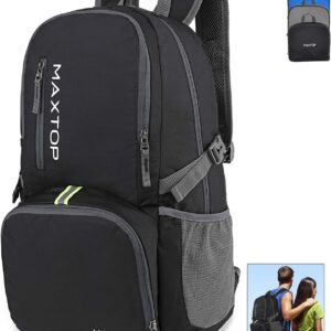 MAXTOP 30L Backpack Ultra Lightweight Packable Foldable Rucksack Water Resistent For Men Women Outdoor Camping Hiking Travel Daypack Handy Durable Gifts For Men Women