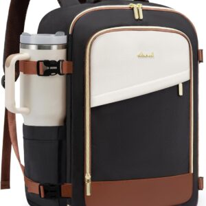 LOVEVOOK Ryanair Cabin Bags 40x30x20 Underseat, Carry on Travel Backpack Casual Hand Luggage Rucksack for Ryan Air Plane, Small Womens Under Seat Flight Bag with Anti Theft Pocket