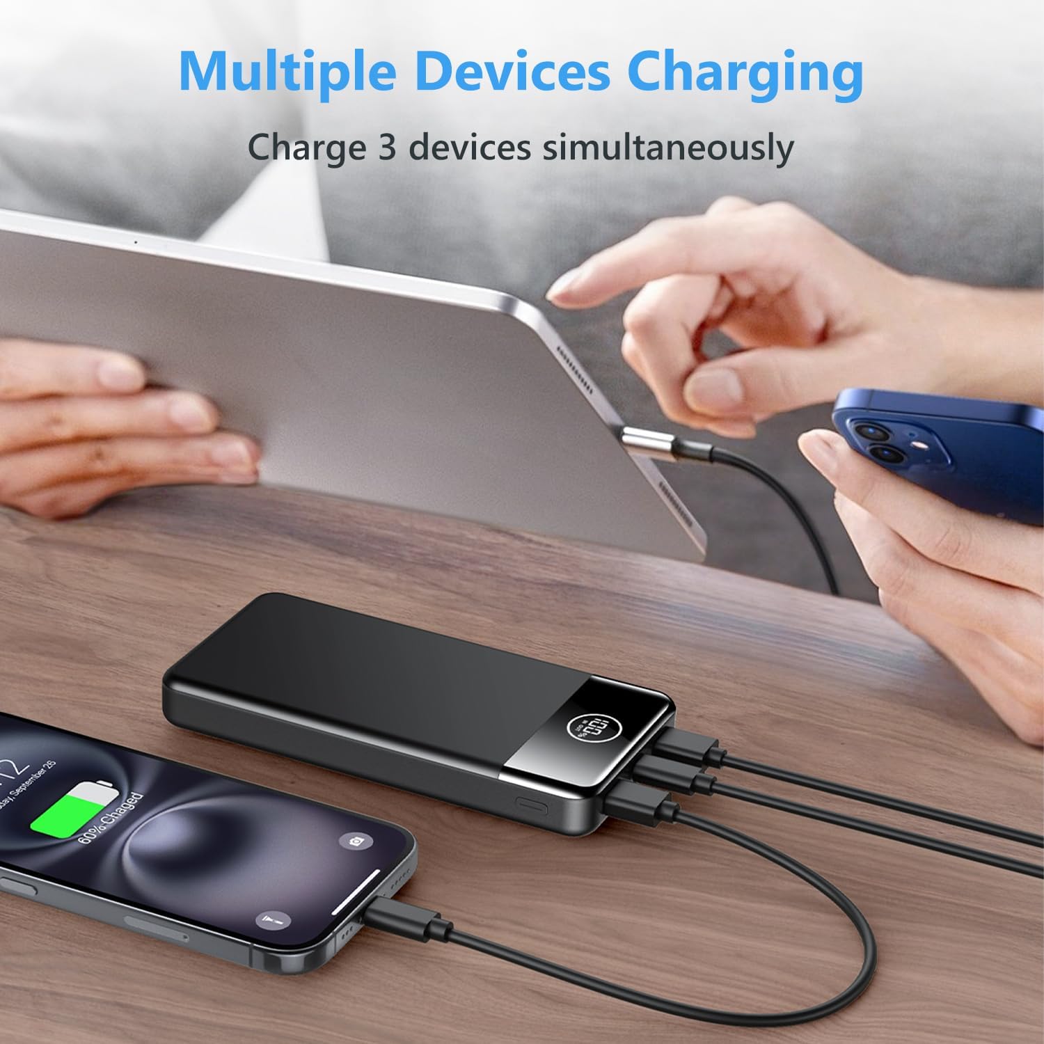 Power Bank Fast Charging 26800mAh, Portable Charger PD22.5W, PD3.0 QC4.0 USB-C/USB-A Output, Phone Battery Pack for iPhone 16 15 14 13 Plus Pro Max Mini, Glaxy - Image 4