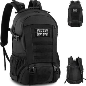 Jueachy Military Tactical Backpack 30/35/40L Army Assult Camouflage Hunting Rucksack Molle 3 Day Large Rucking Backpack for Outdoor Sports Trekking Hiking Travel Camping