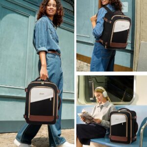 LOVEVOOK Ryanair Cabin Bags 40x30x20 Underseat, Carry on Travel Backpack Casual Hand Luggage Rucksack for Ryan Air Plane, Small Womens Under Seat Flight Bag with Anti Theft Pocket