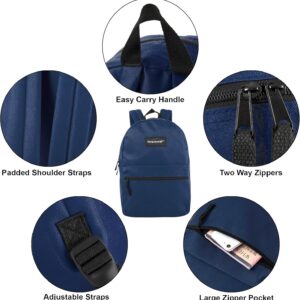 Classic Vintage Backpack for Adults and Kids with Adjustable Padded Shoulder Straps | School Bookbags for Girls, Boys