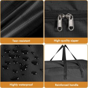 4 Pack Large Heavy Duty Travel Bag, Foldable Gym Bag, Sports Bag, Strong 600D Oxford Duffle Bags, Lightweight Waterproof Tote Bag, Weekend Holdall Bag, 128L (128L)